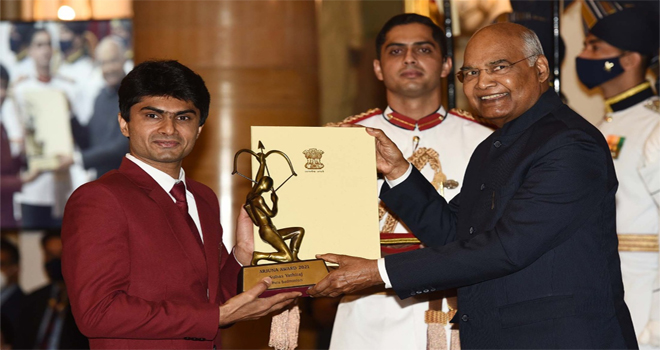 Arjuna Award 2021, DM SUHAS LY , Suhas Yathiraj, Para Badminton