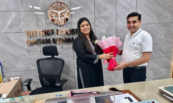 पांच वर्षीय कार्यकाल पूरा होने पर अमित कुमार बने जिला पंचायत गौतमबुद्धनगर के प्रशासक